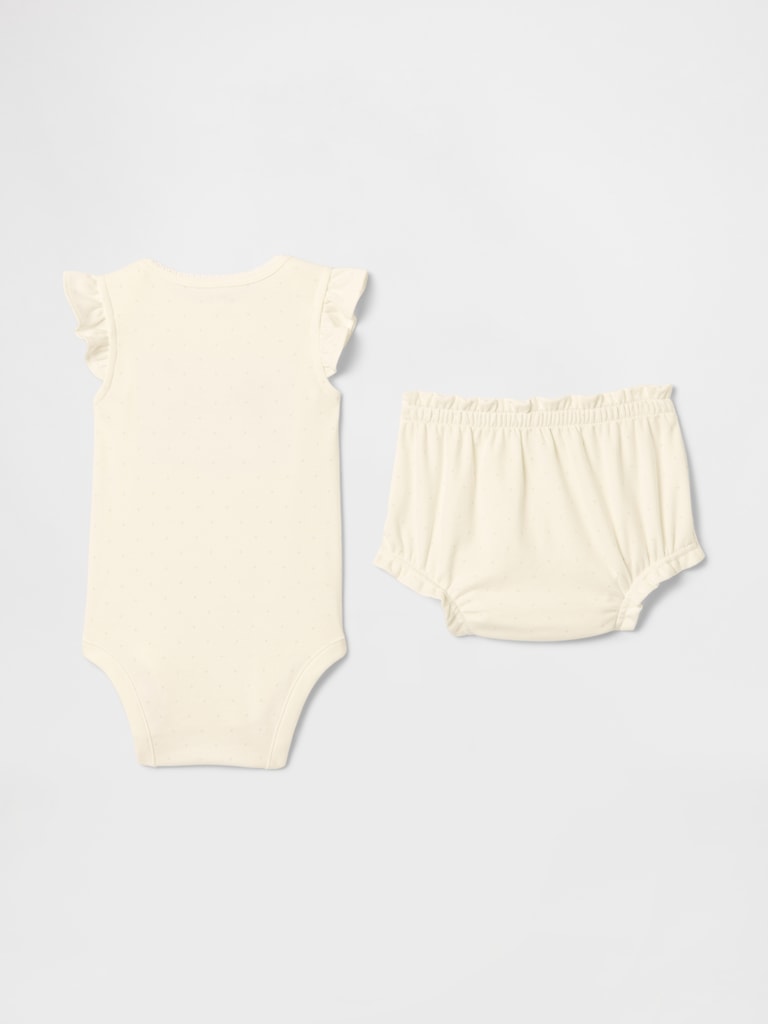 Baby Supima® Bear Bodysuit Outfit Set