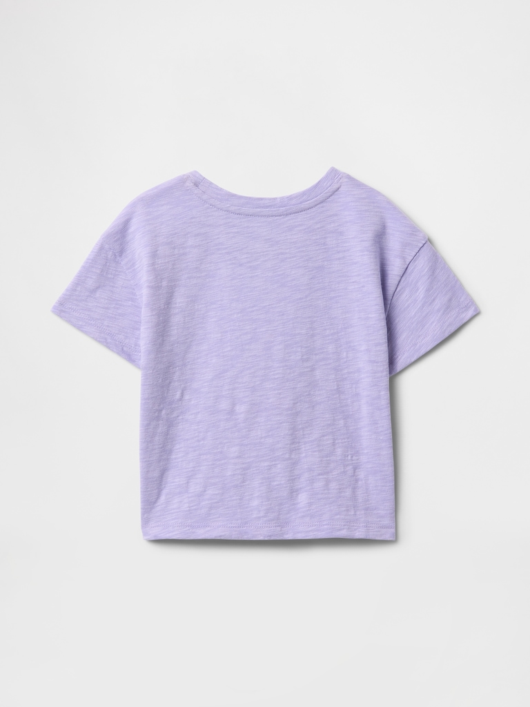 Baby & Toddler Tie-Front Logo T-Shirt