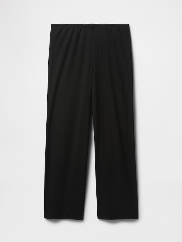 Pointelle Crop PJ Pants