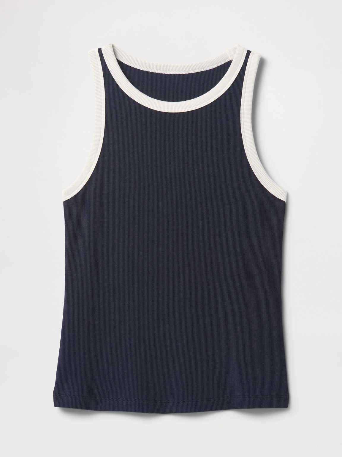 Modern Rib Halter Tank Top