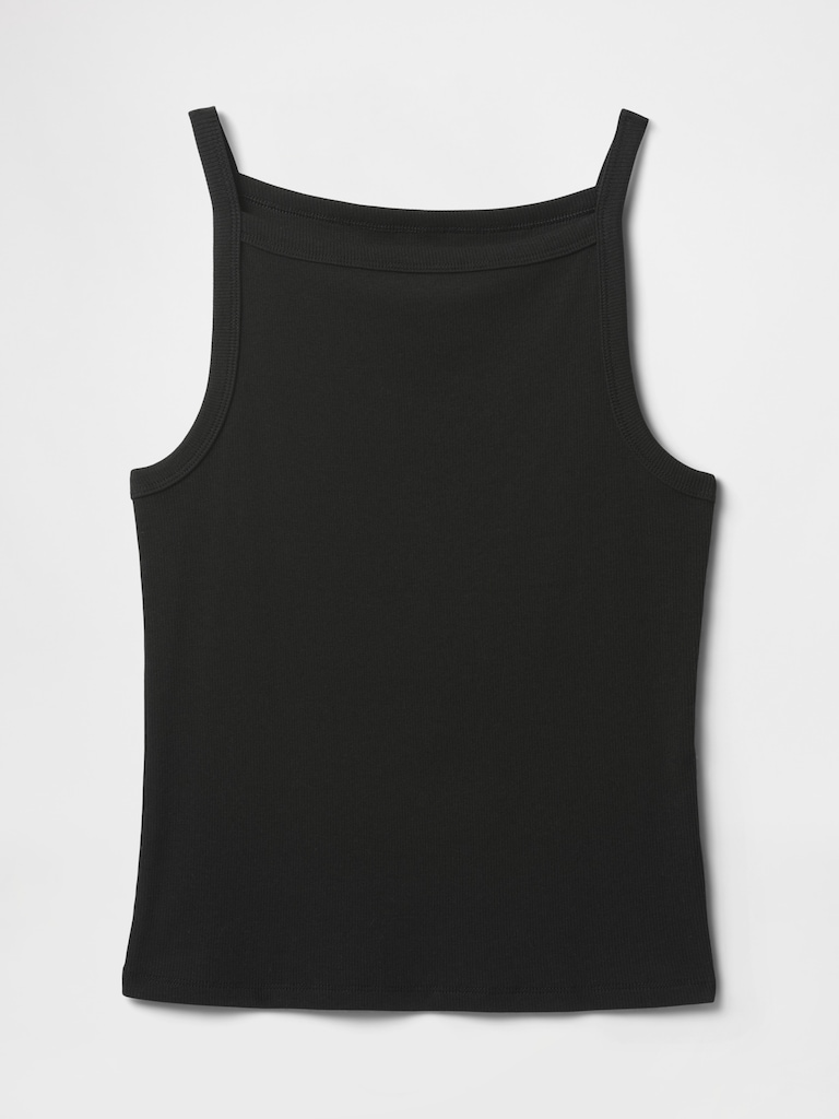 Modern Apron-Neck Tank Top