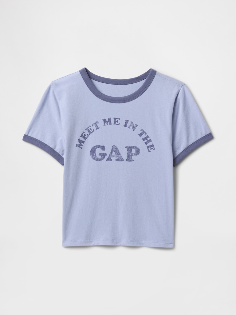 Cotton Jersey Logo Baby T-Shirt
