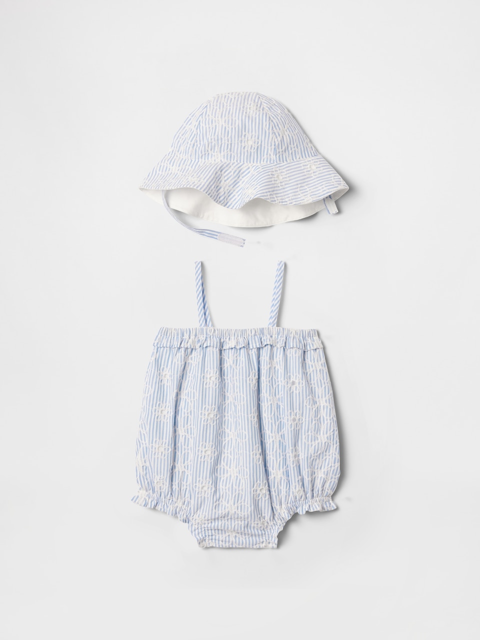 Baby Eyelet Bubble Outfit Set