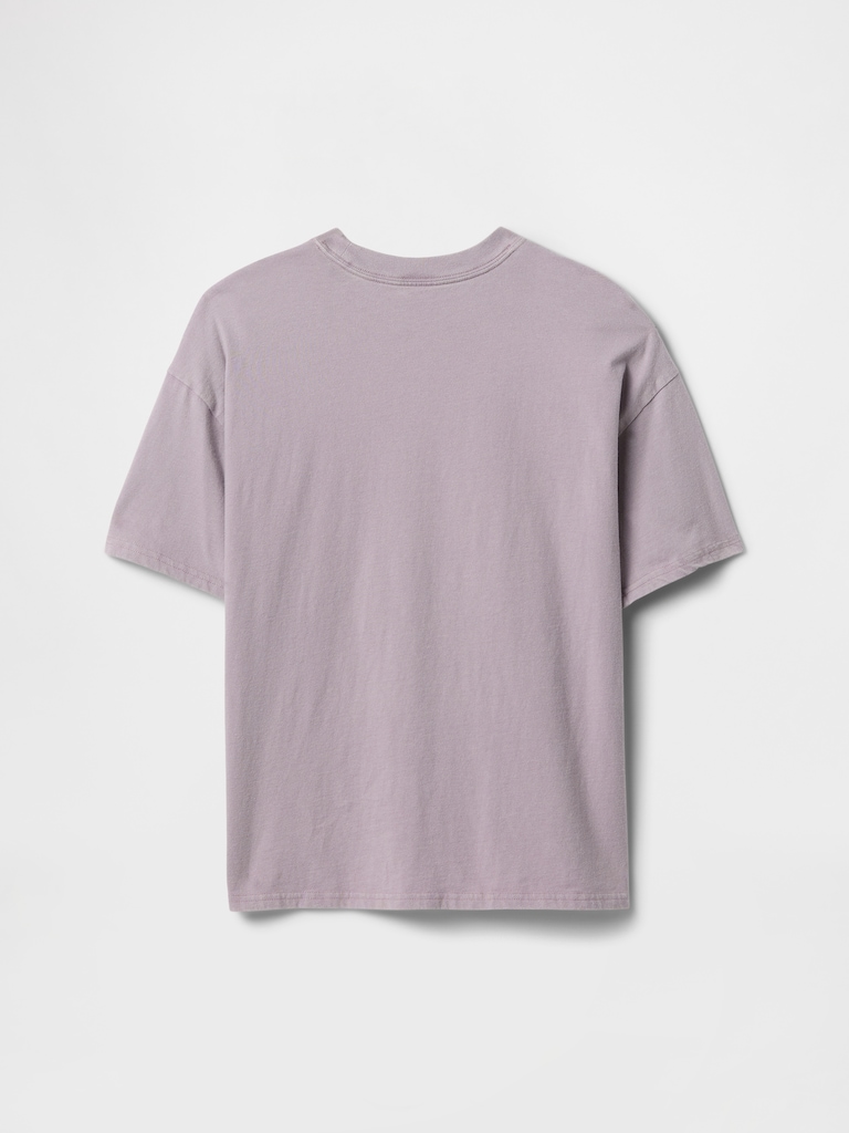 Kids Relaxed Washed Crewneck T-Shirt
