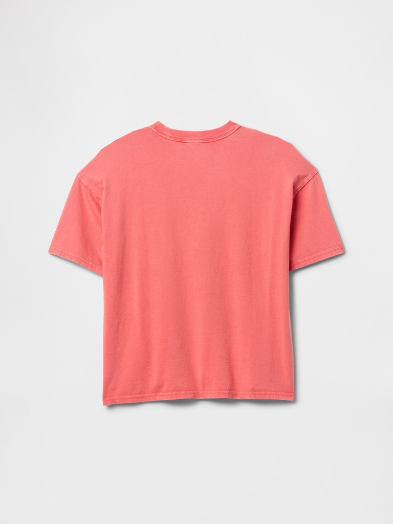 Kids Relaxed Washed Crewneck T-Shirt