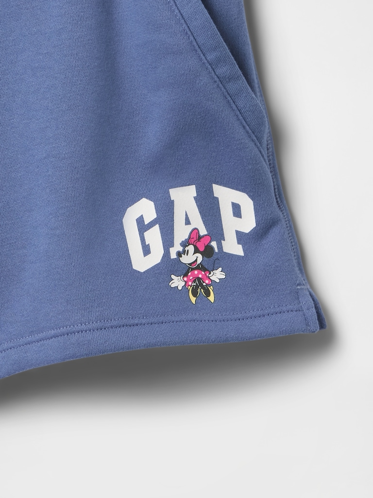 GapKids × Disney Mickey Mouse Relaxed Logo Pull-On Shorts