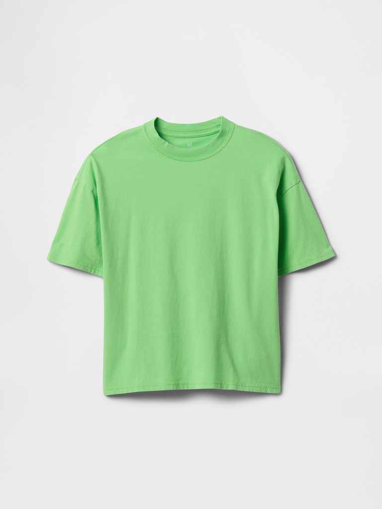 Kids Relaxed Washed Crewneck T-Shirt