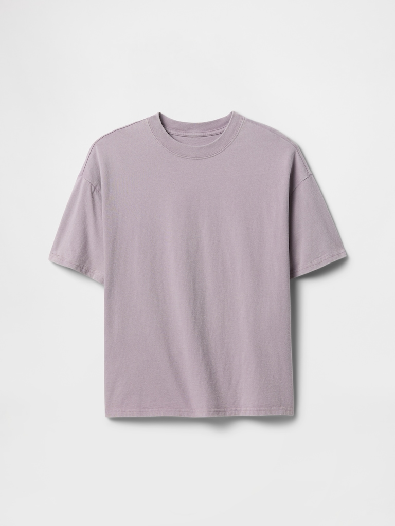 Kids Relaxed Washed Crewneck T-Shirt