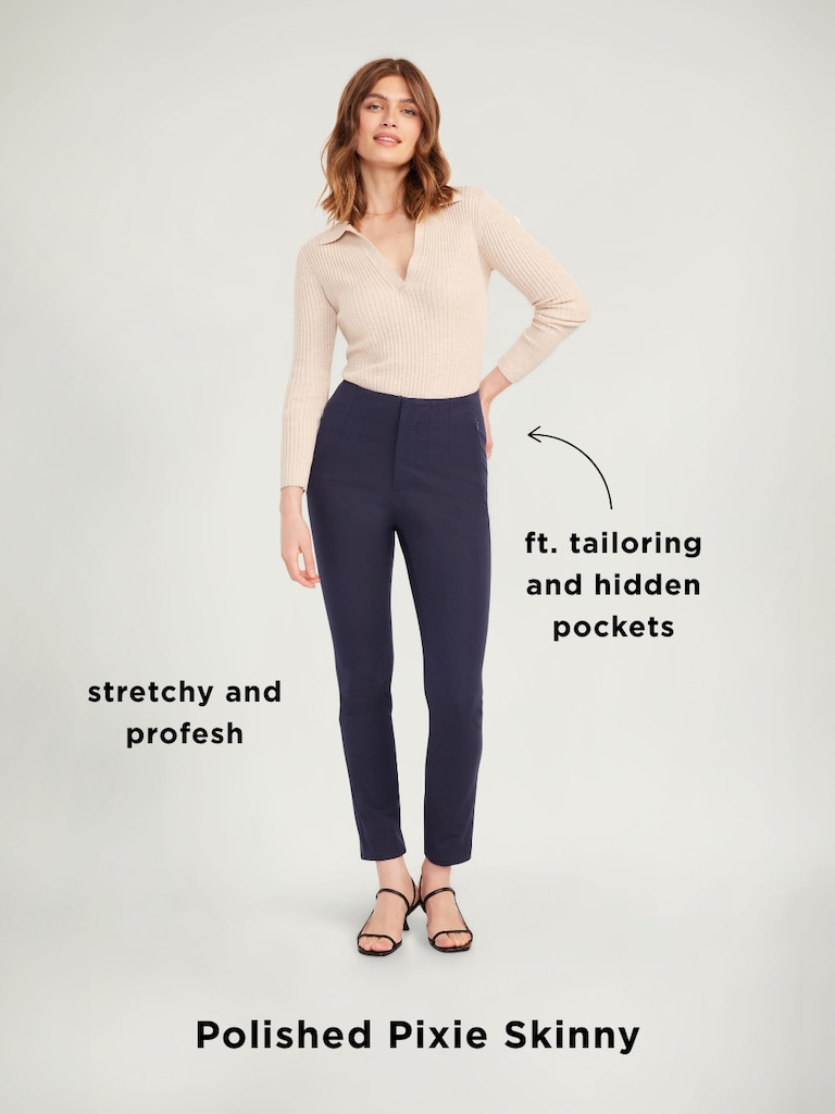 Extra High-Waisted Polished Pixie Skinny Pants