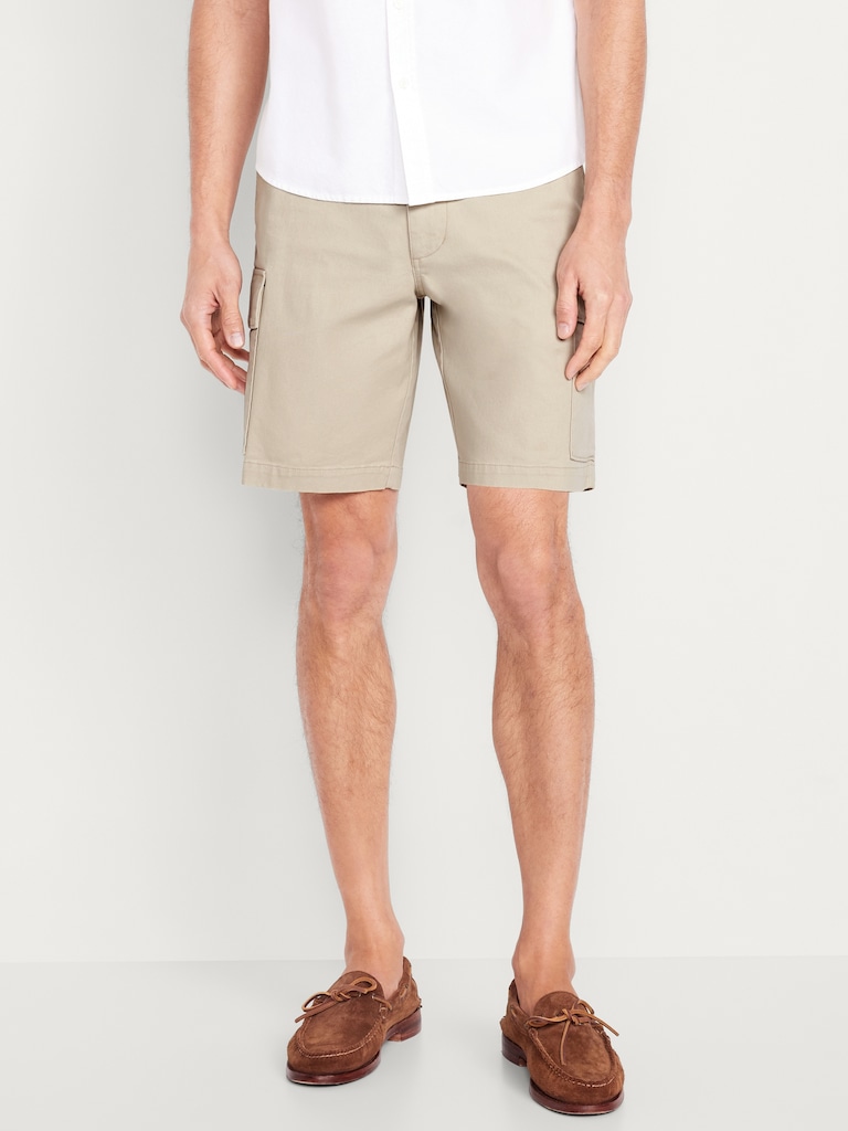 Lived-In Cargo Shorts -- 9-inch inseam