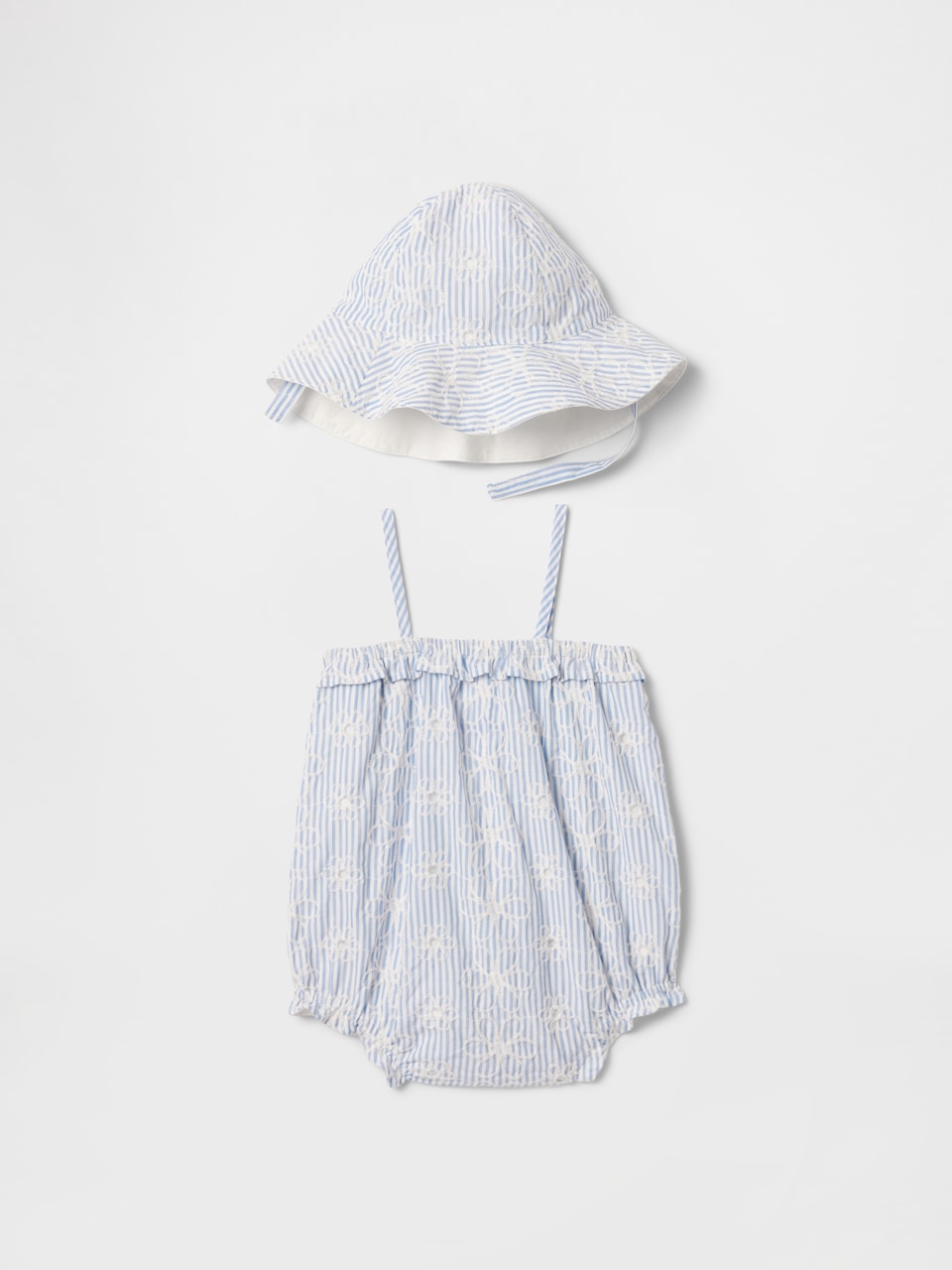 Baby Eyelet Bubble Outfit Set