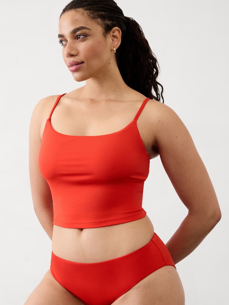 Scoop Crop Tankini A-C