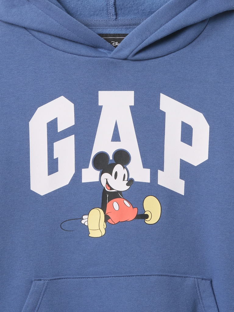 GapKids × Disney Mickey Mouse Relaxed Logo Hoodie