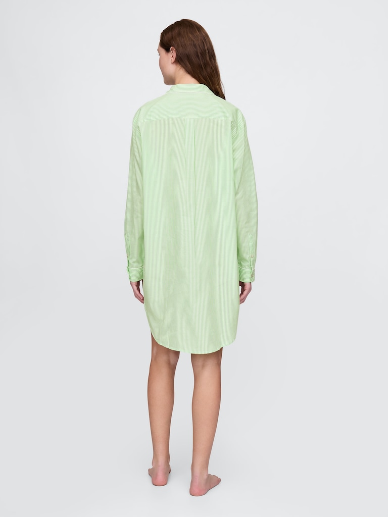 Poplin PJ Shirtdress