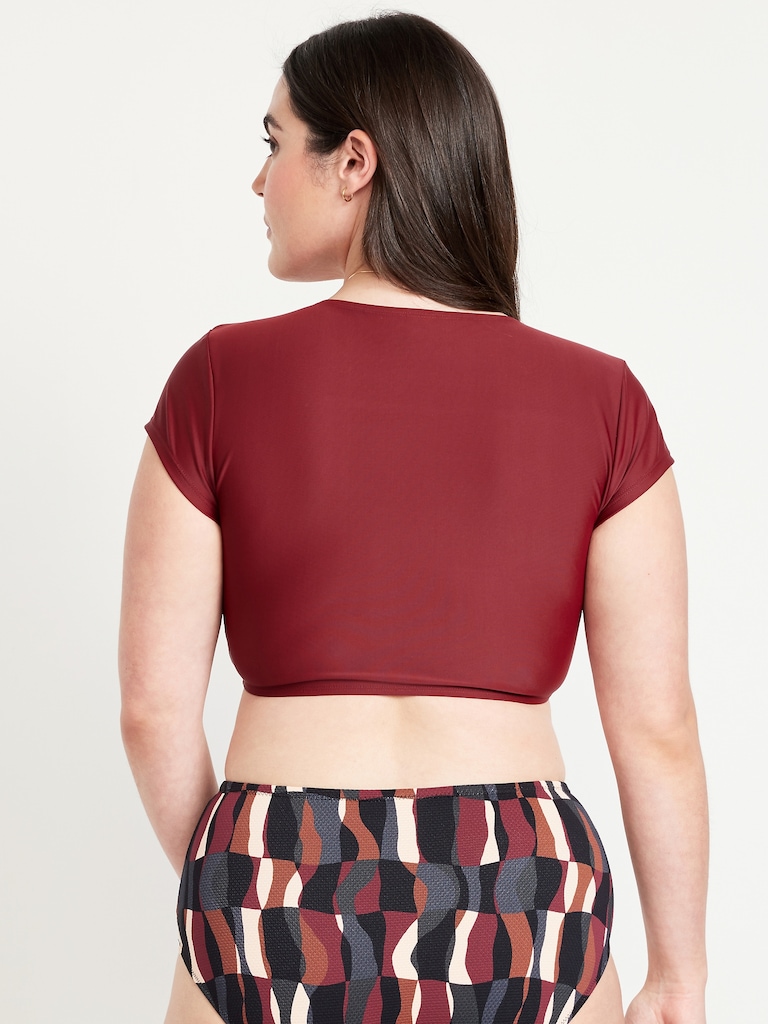 Tie-Front Swim Cover-Up