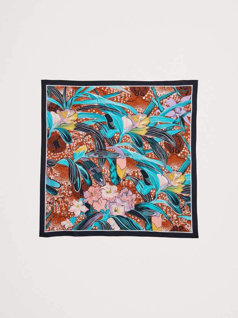 The White Lotus Cotton Scarf