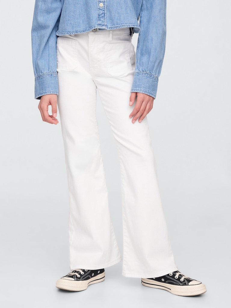 Kids High Rise '70s Flare Jeans