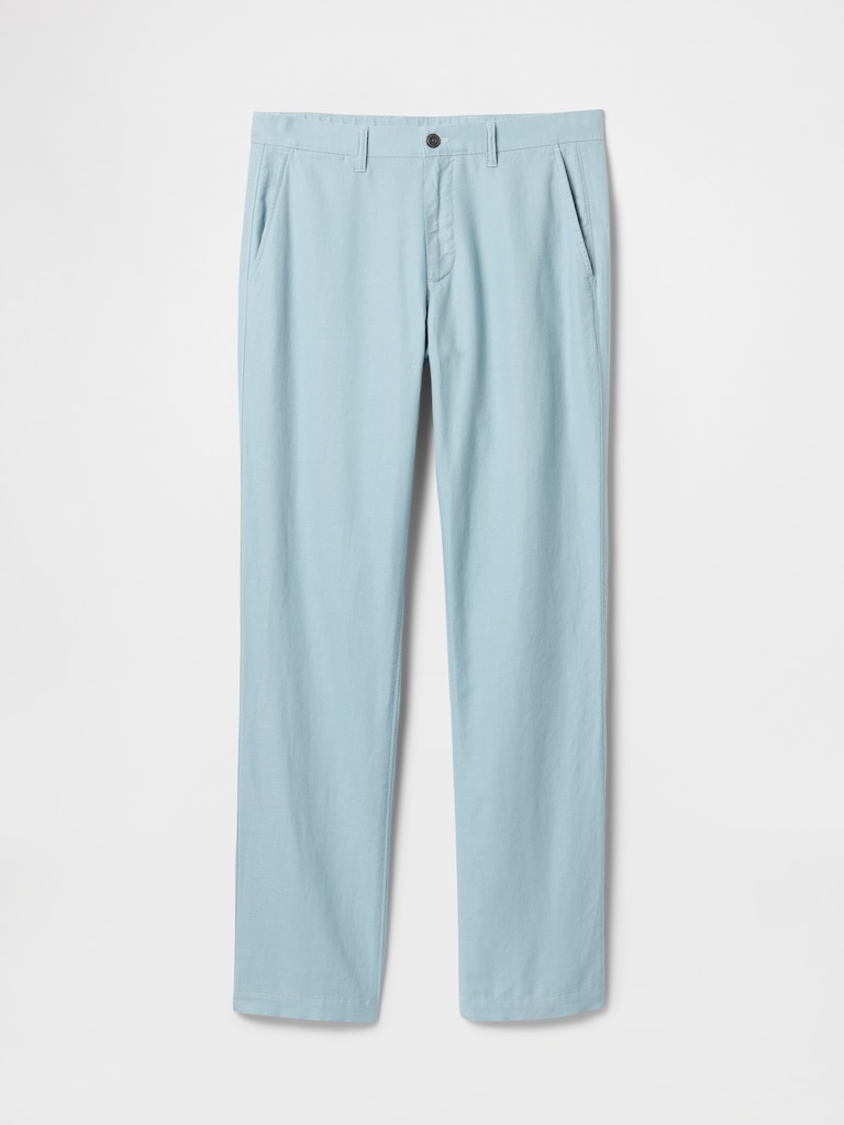 Linen-Cotton Khakis