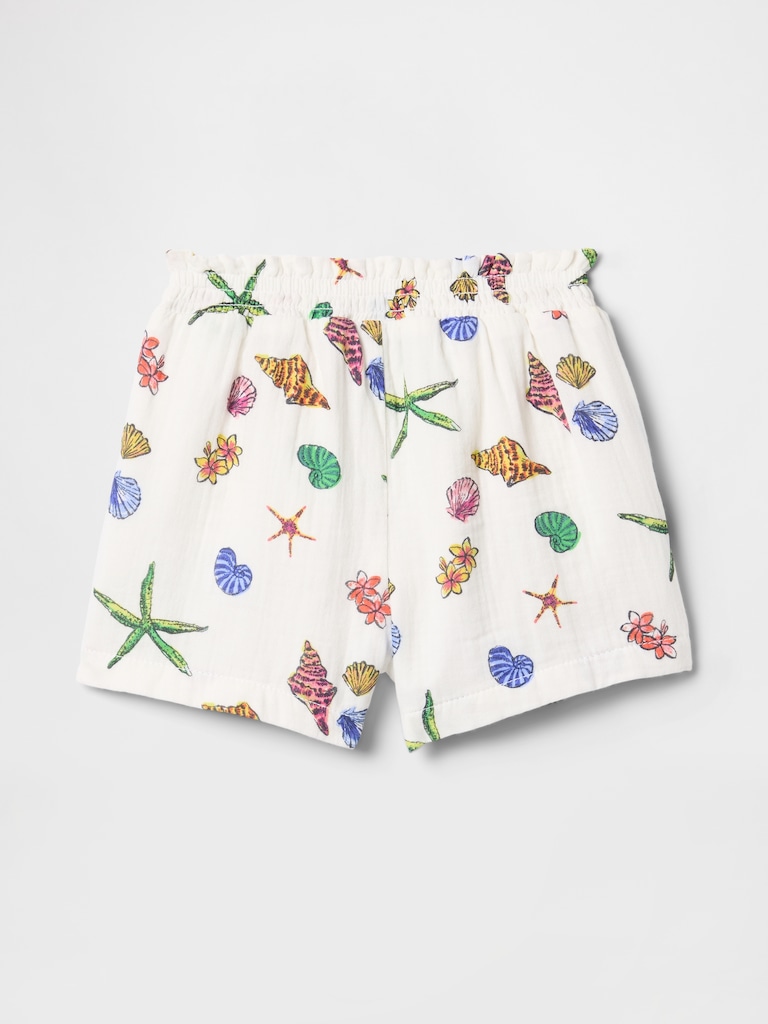 Baby & Toddler Crinkle Gauze Pull-On Shorts