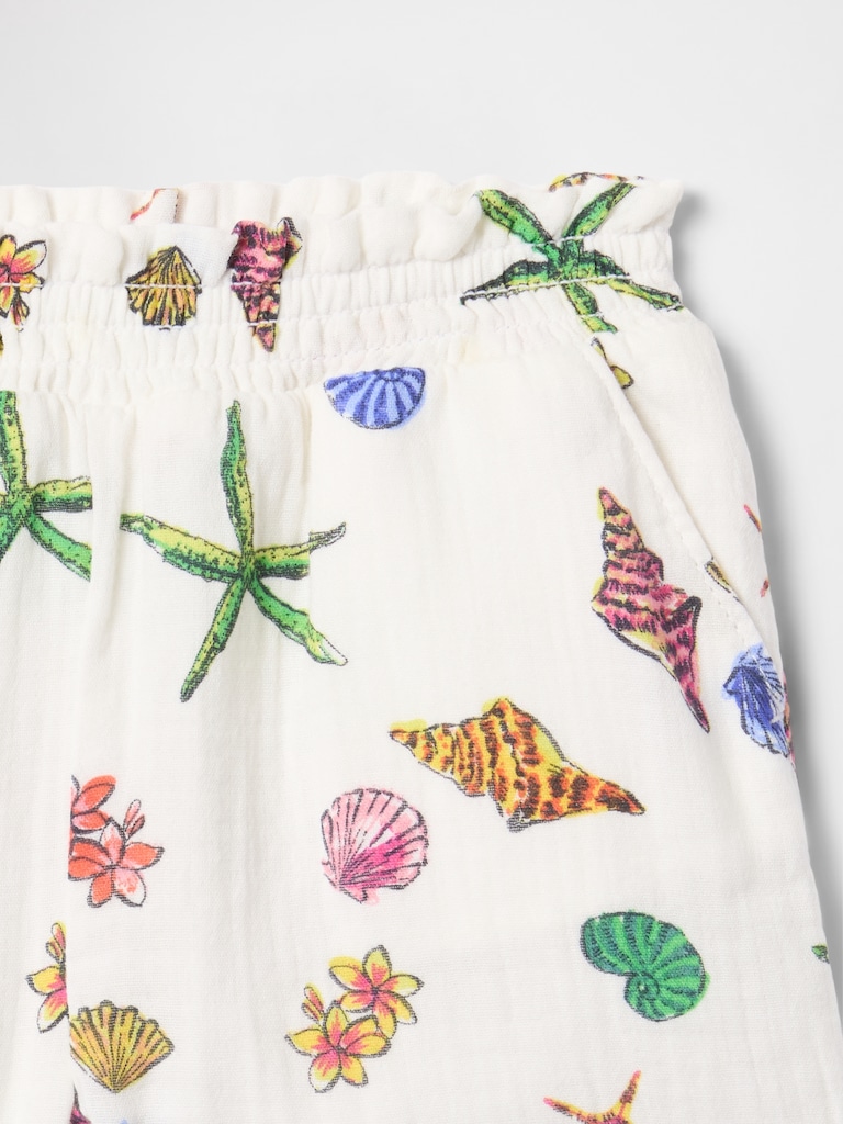 Baby & Toddler Crinkle Gauze Pull-On Shorts