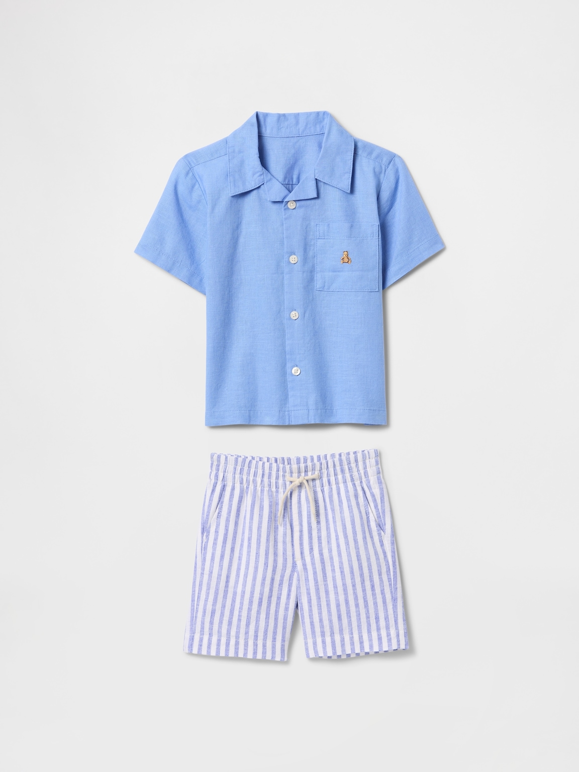 Baby & Toddler Linen-Cotton Cabana Set