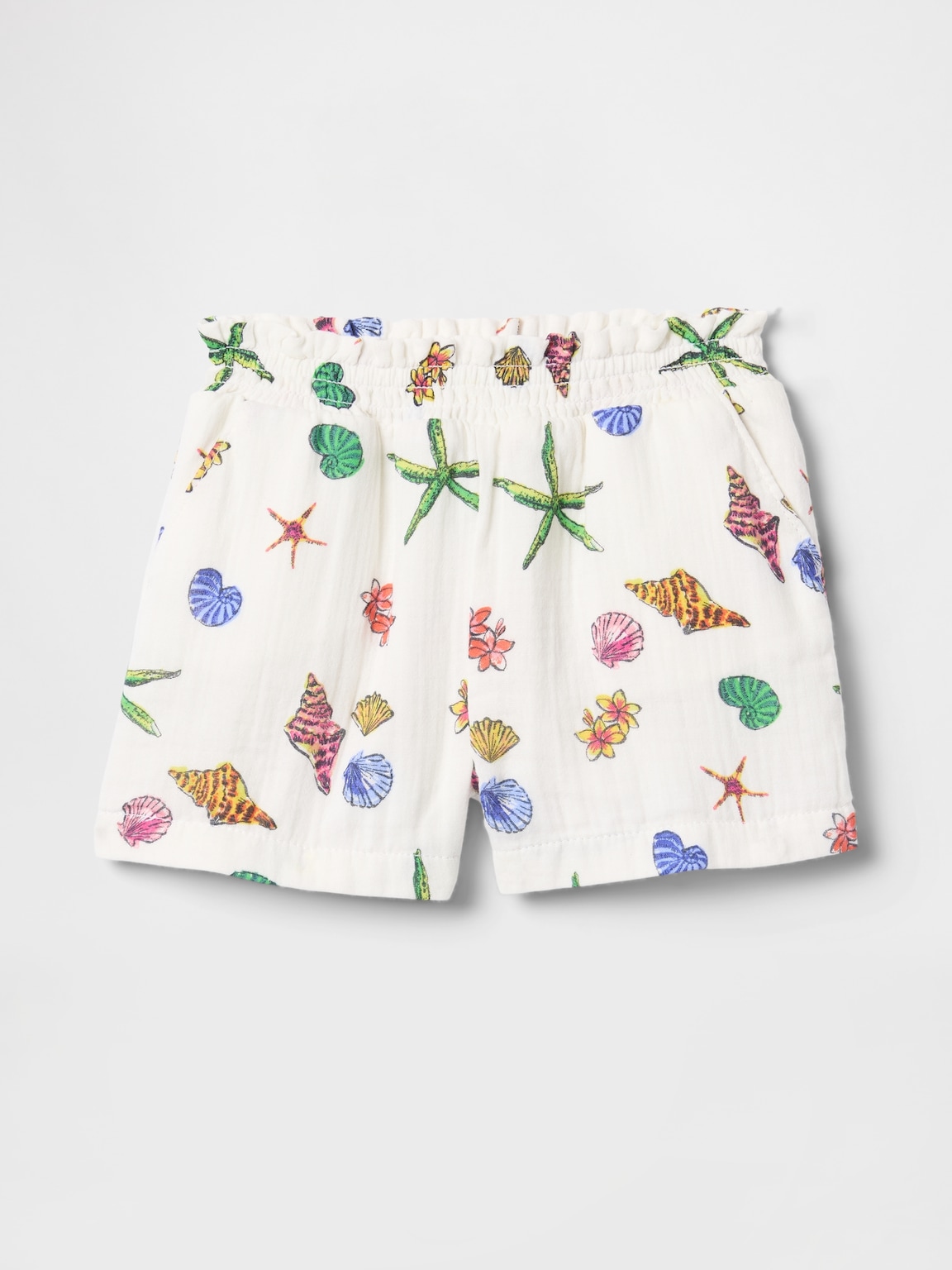 Baby & Toddler Crinkle Gauze Pull-On Shorts