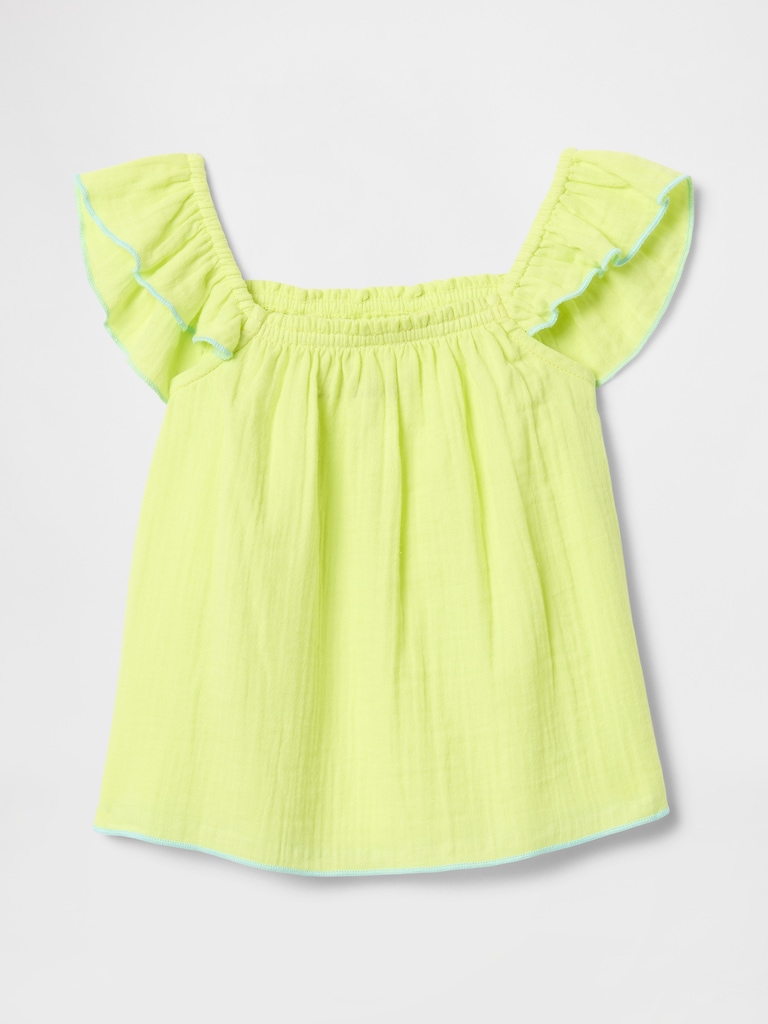 Baby & Toddler Crinkle Gauze Top