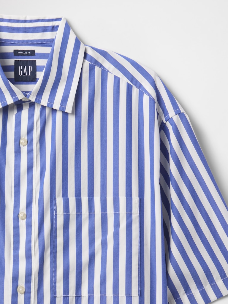 Organic Cotton Oversized Poplin Shirt