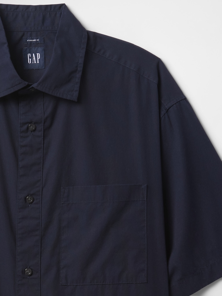 Organic Cotton Oversized Poplin Shirt