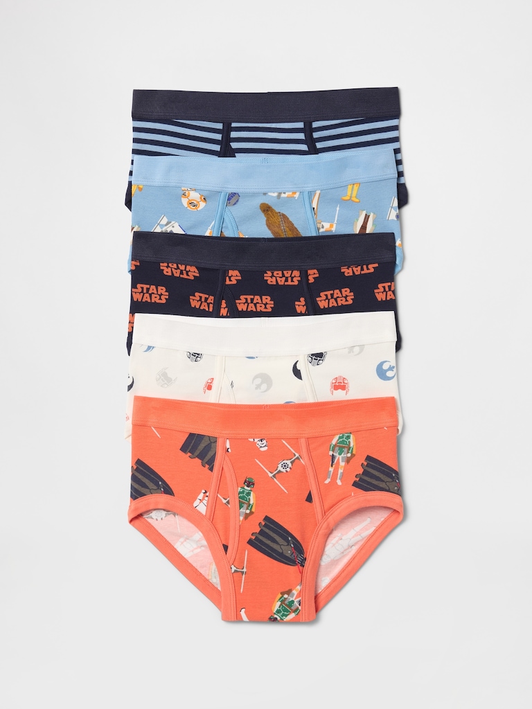 Kids Star Wars Organic Cotton Briefs (5-Pack)