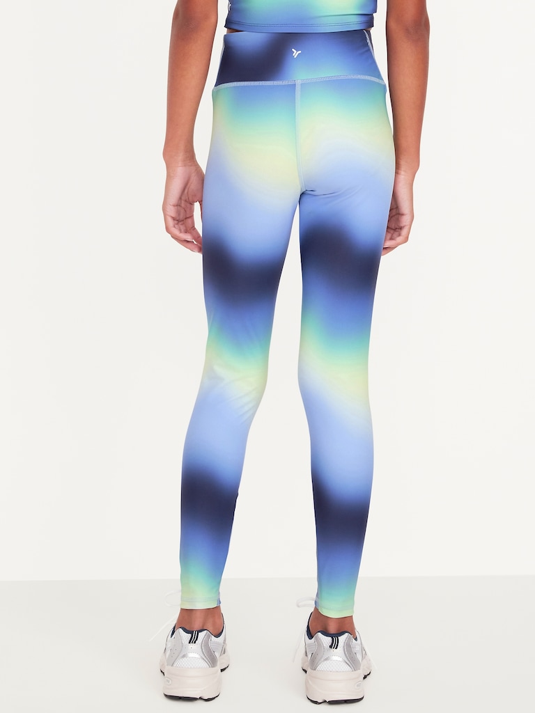 High-Waisted PowerSoft 7/8-Length Performance Leggings for Girls