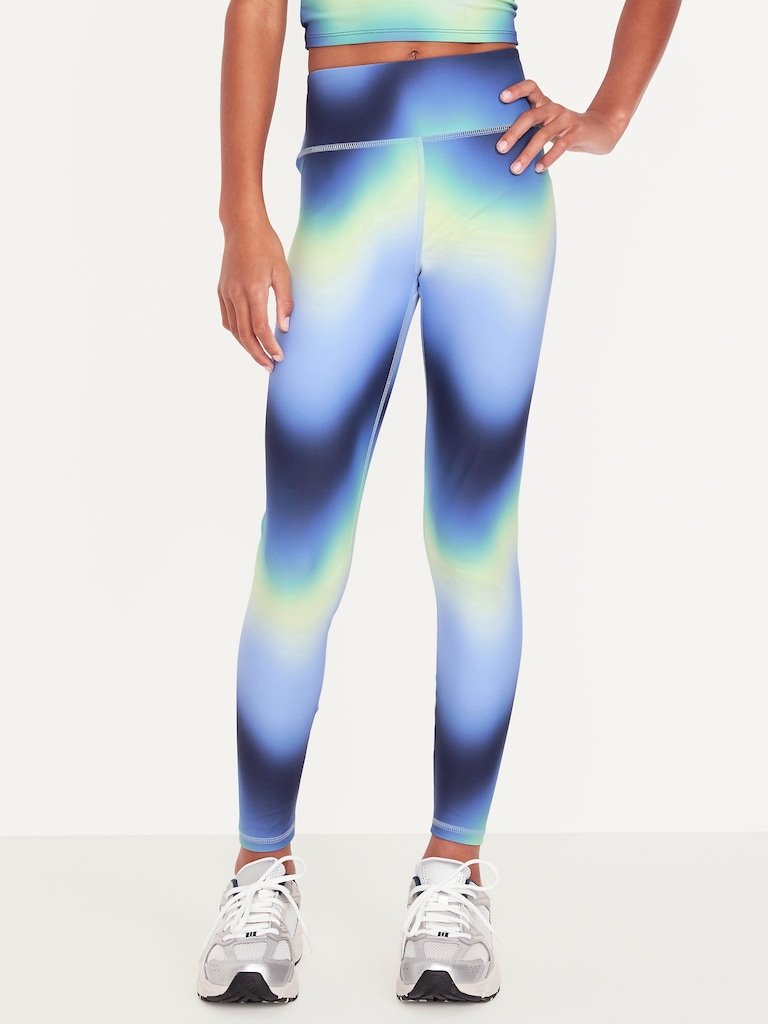 High-Waisted PowerSoft 7/8-Length Performance Leggings for Girls