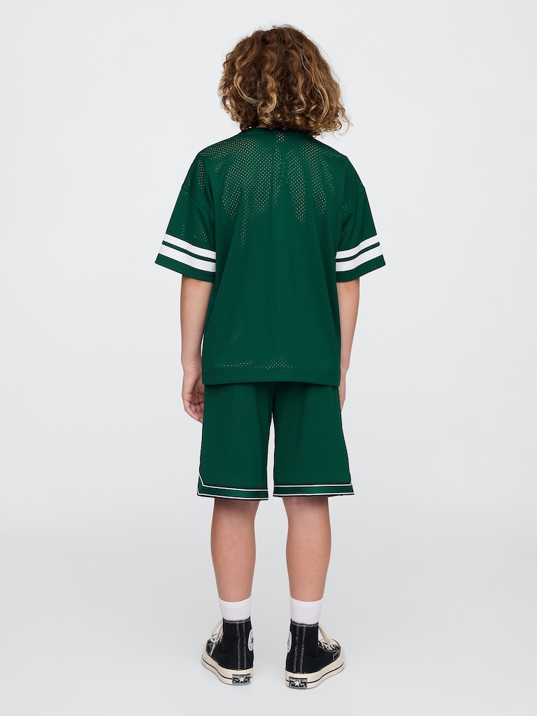 Kids GapFit 8.5" Mesh Pull-On Shorts