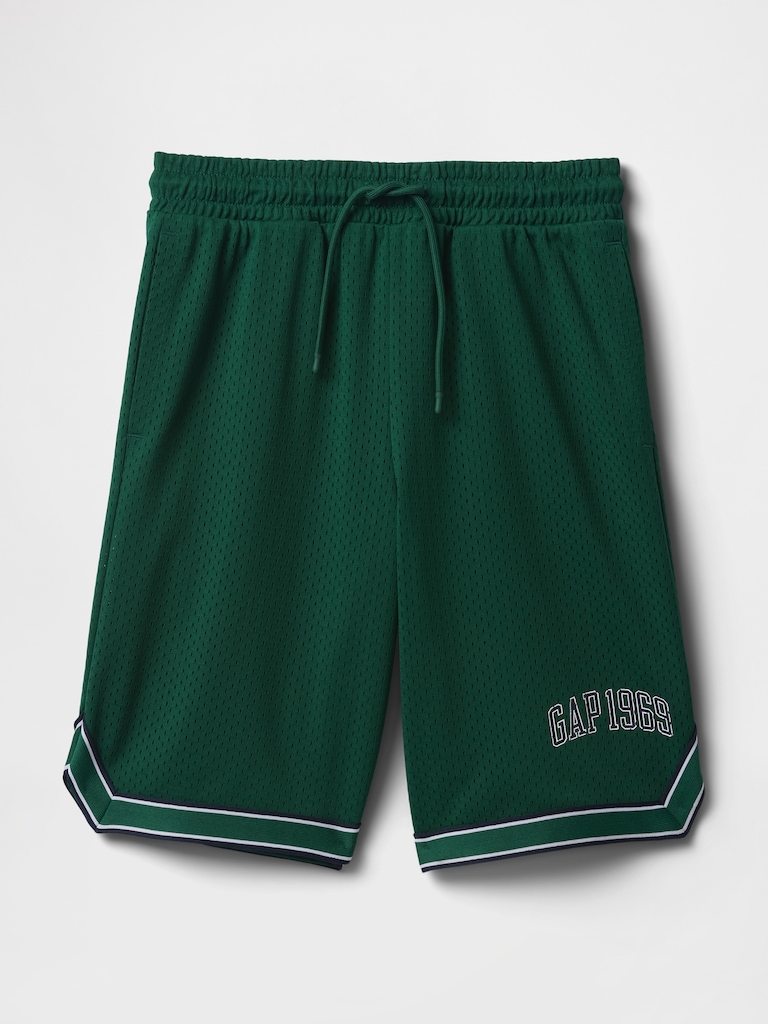 Kids GapFit 8.5" Mesh Pull-On Shorts