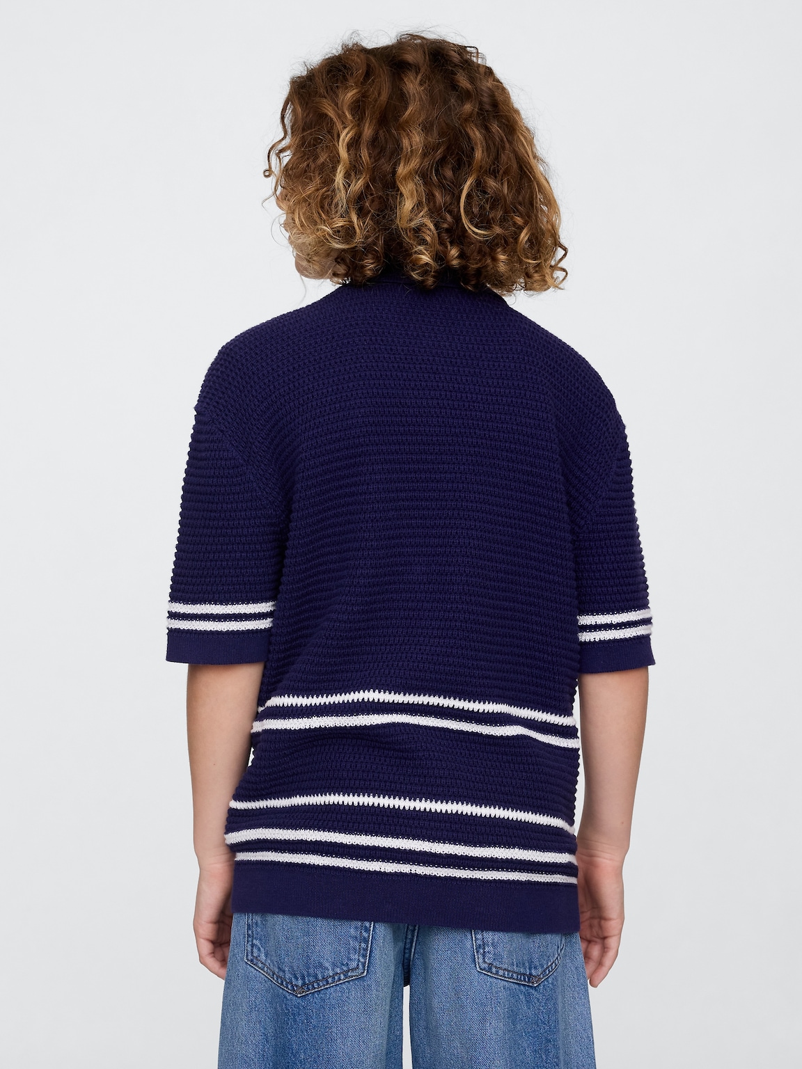 Kids Relaxed Crochet Shirt