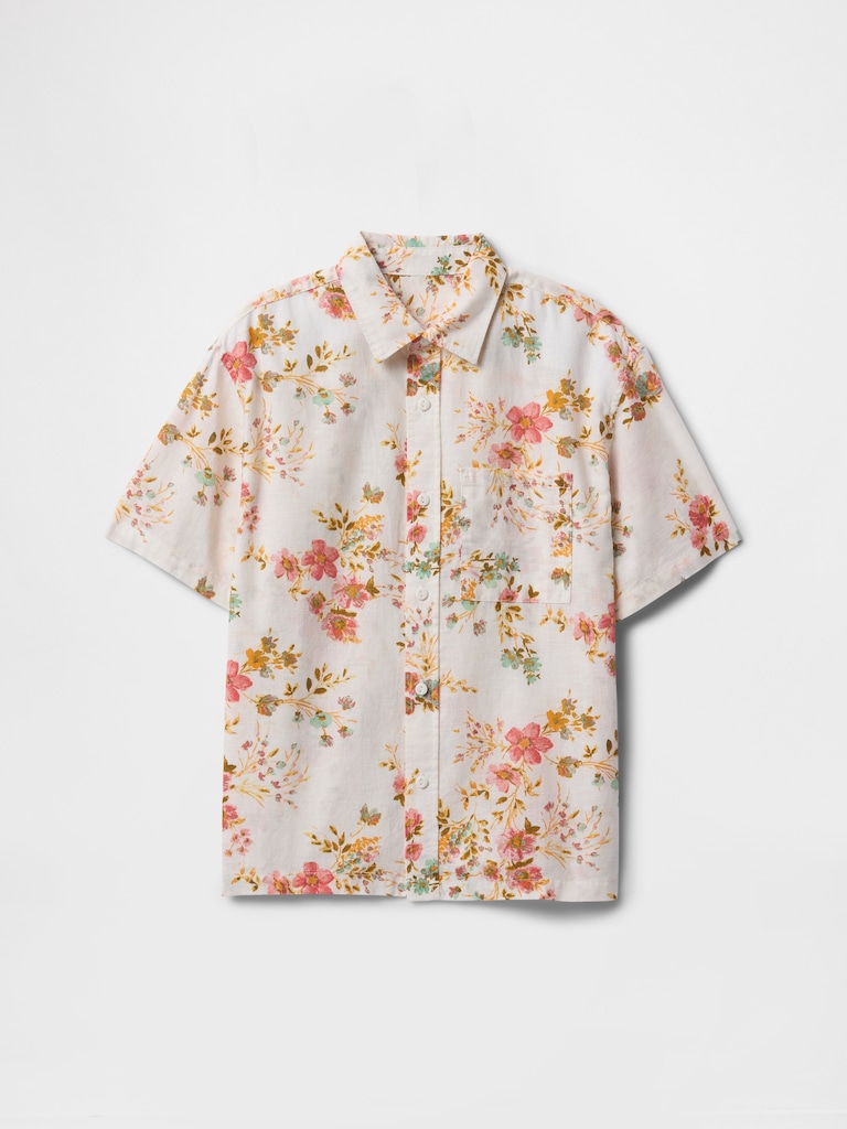 Kids Organic Cotton Poplin Shirt