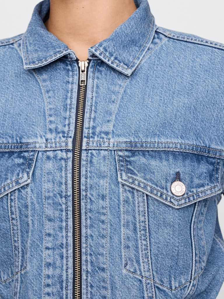 UltraSoft Icon Denim Crop Jacket