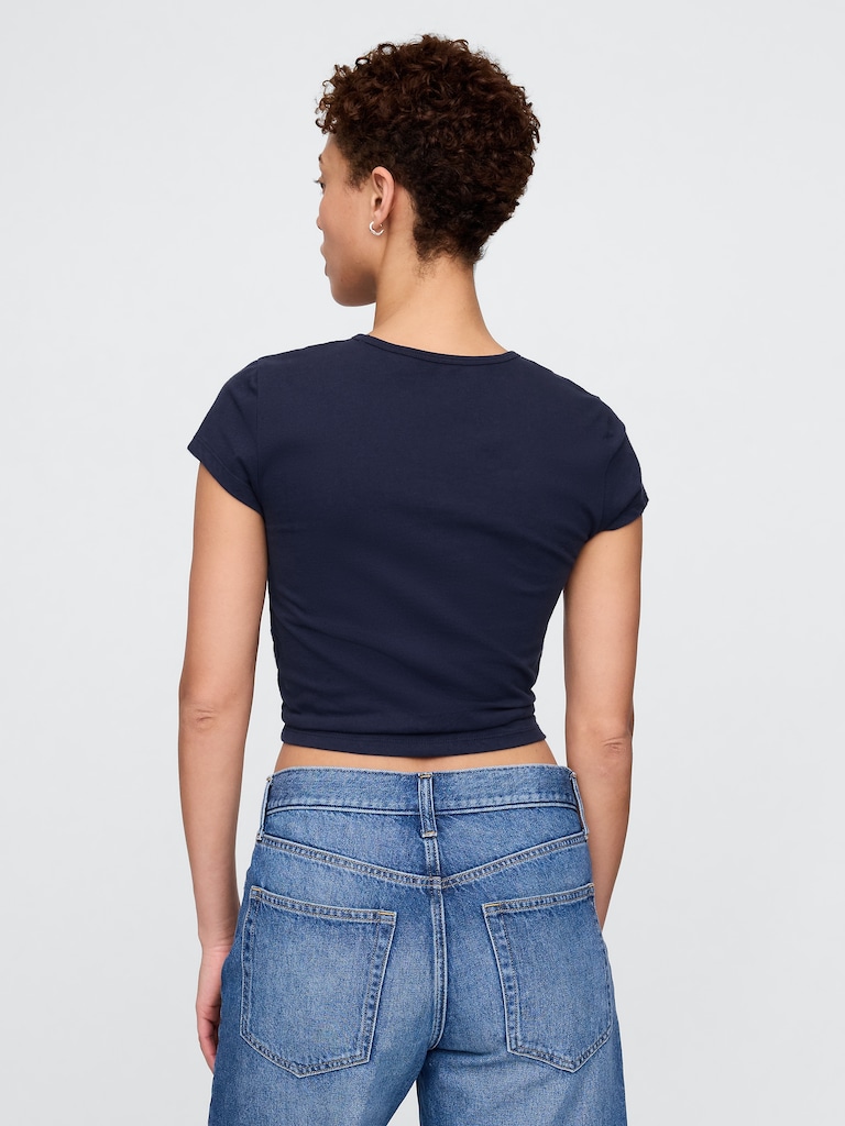 Crop Graphic T-Shirt