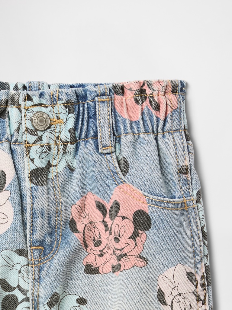 babyGap × Disney Paperbag Mom Jean Shorts