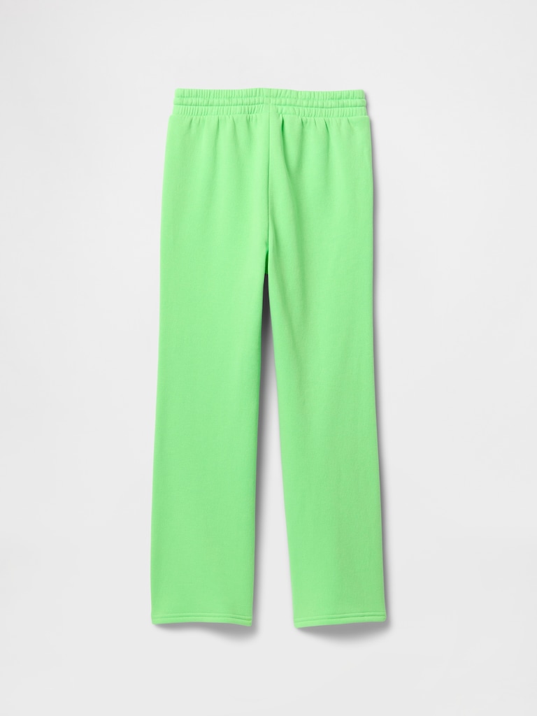 Kids Relaxed Gap Logo Bootcut Sweatpants