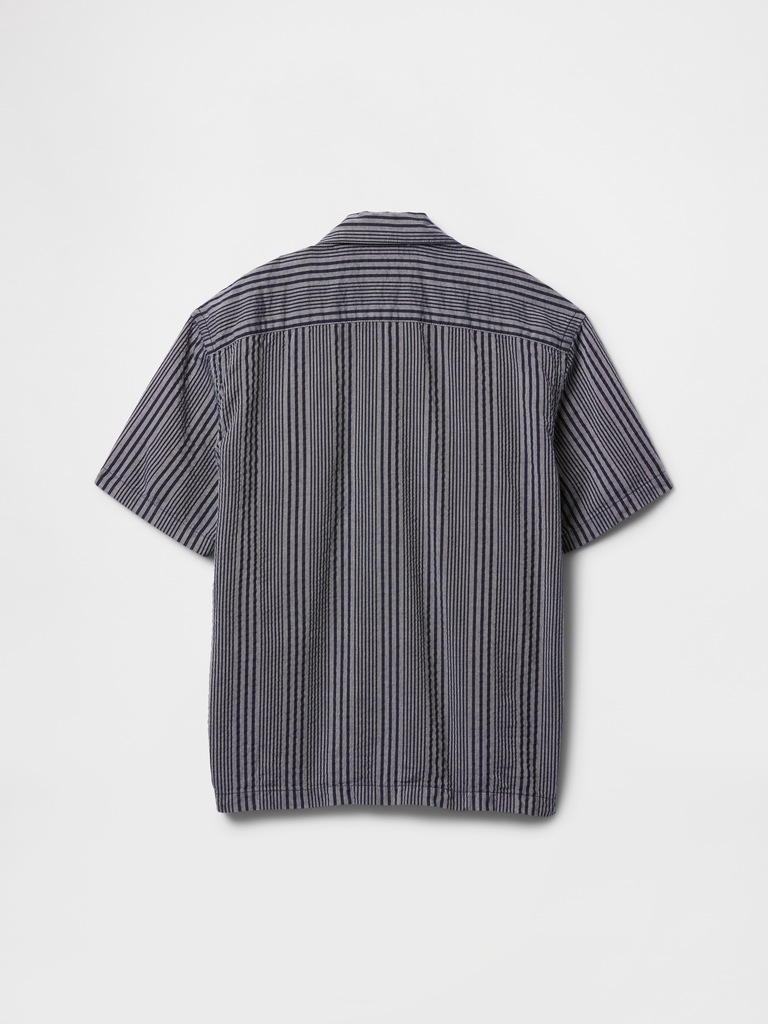 Kids Relaxed Linen-Blend Vacay Shirt