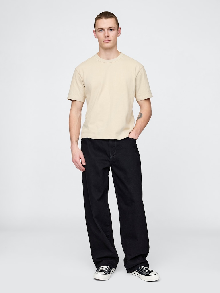 Adult Heavyweight Crop T-Shirt