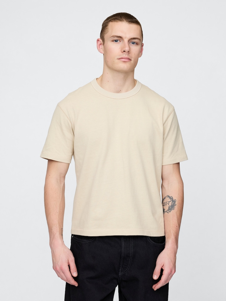 Adult Heavyweight Crop T-Shirt