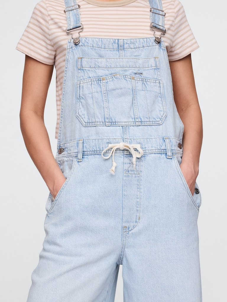 UltraSoft Denim Baggy Overalls