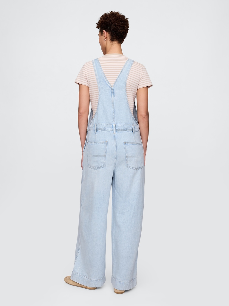 UltraSoft Denim Baggy Overalls
