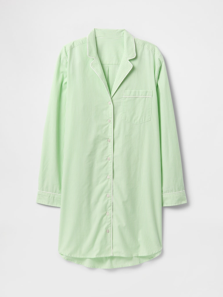 Poplin PJ Shirtdress