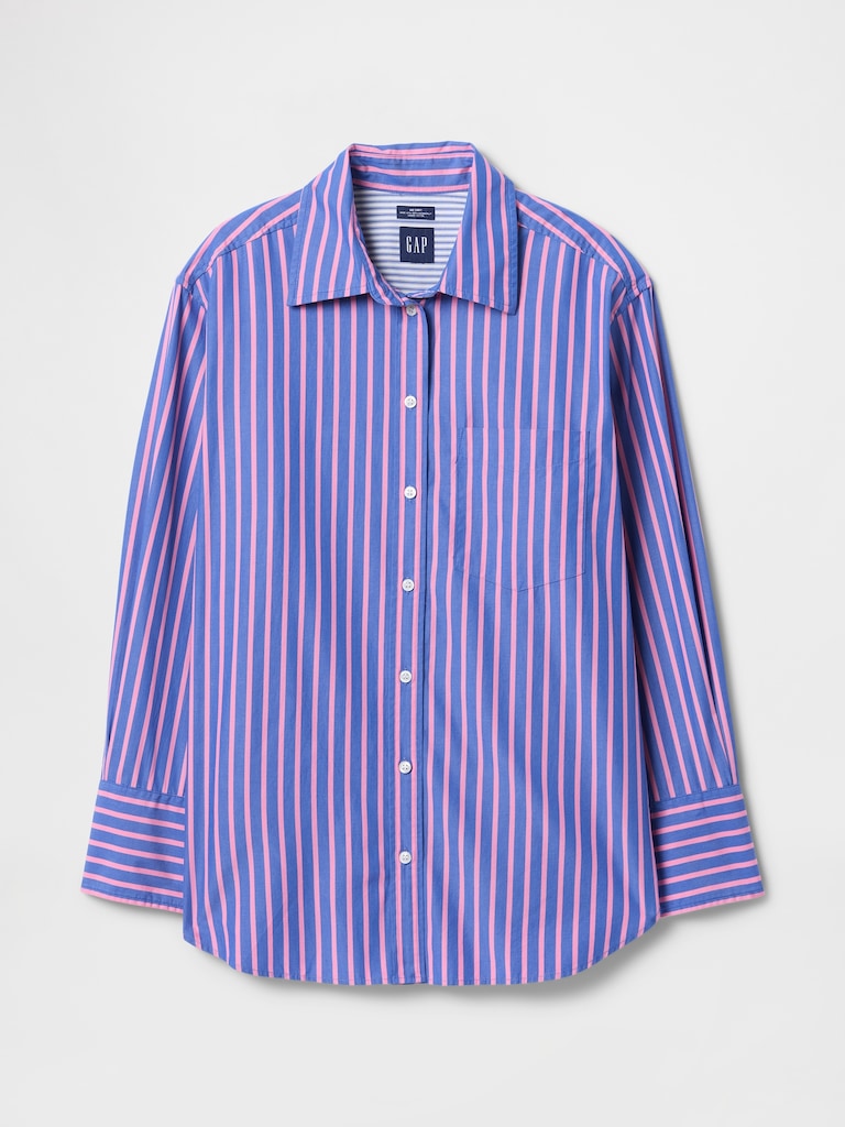 Organic Cotton Poplin Big Shirt