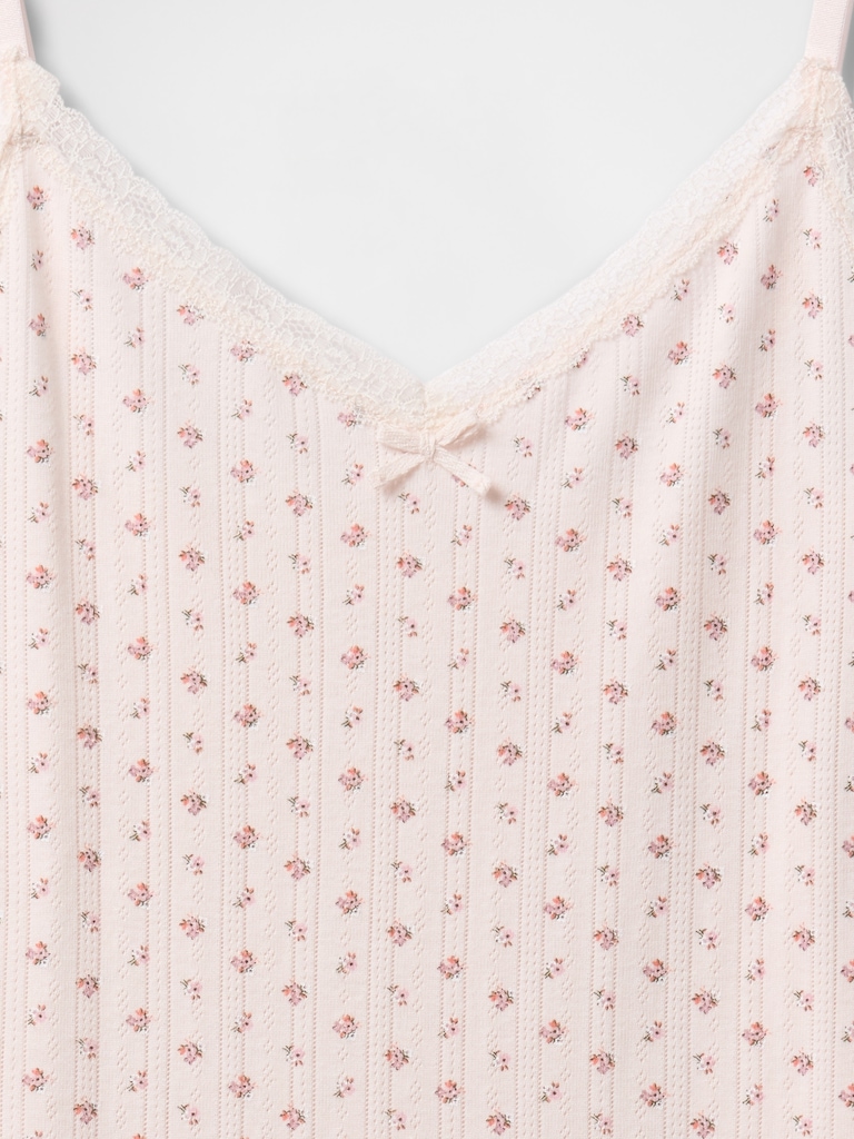 Pointelle PJ Slip Dress
