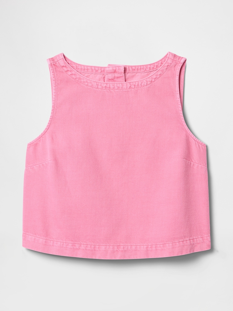 UltraSoft Denim Shell Tank Top