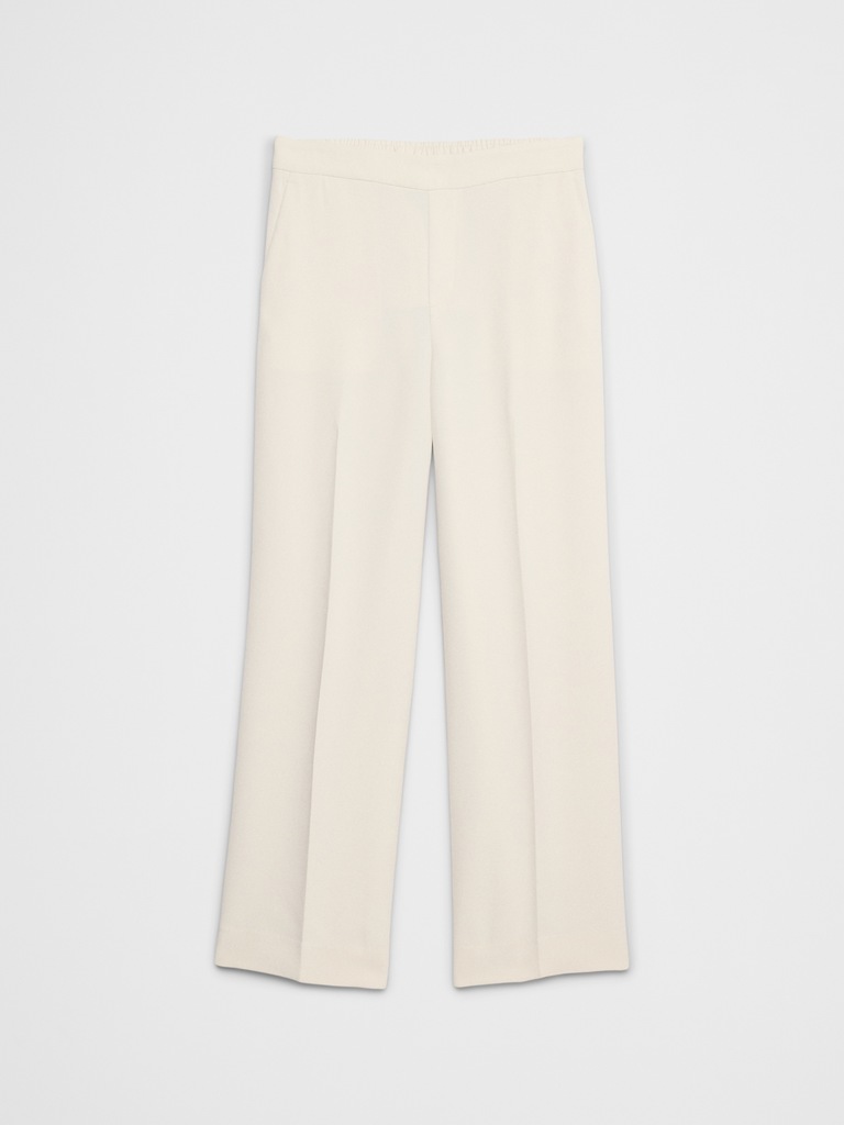 Hayden Crepe Wide-Leg Pant